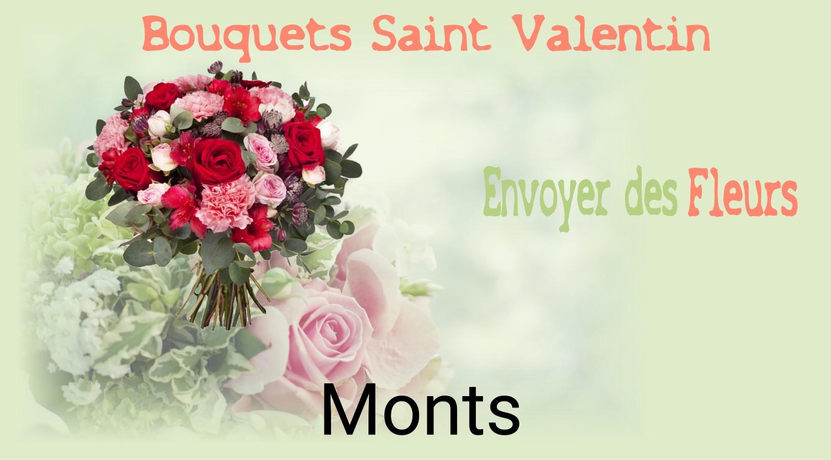 Roses de Saint-Valentin livrées à Monts